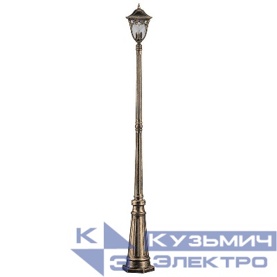 Светильник PL4087 100Вт E27 IP44 230В садово-парковый черн. зол. FERON 11493