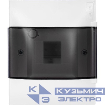 Щиток пластиковый навесной Practibox S 1х4 дым. дверь Leg 134614