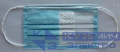 Маска санитарно-гигиеническая защитная 3х слойная (уп.50шт) 28832 9