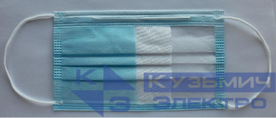 Маска санитарно-гигиеническая защитная 3х слойная (уп.50шт) 28832 9