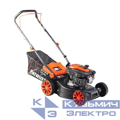 Газонокосилка бензиновая PT 400 41см 3.5л.с 130сс трав. 45л ткань 3 уровня (25-65) метал. Дека PATRIOT 512109400