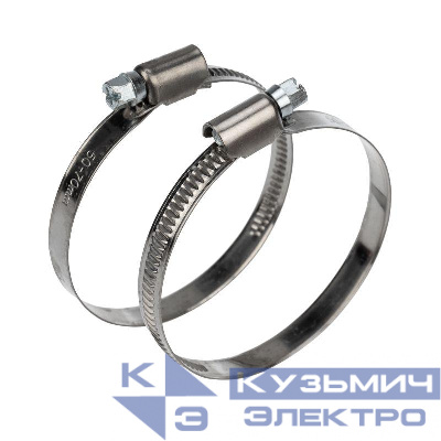 Хомут стальной червячный 50-70 (Россия) Rexant 07-0650