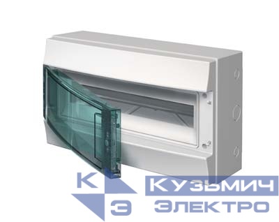 Бокс настенный 18М прозр. дверь Mistral65 (с клемм) ABB 1SLM006502A1203