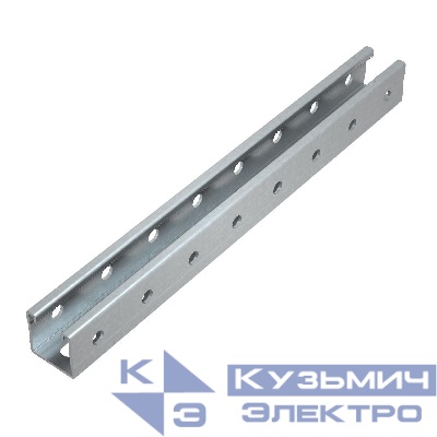 Профиль-Страт перфорированный 41х41 L2000 сталь 2.5мм STPU41-41-2000 3P тройная перфорация КМ LO17091