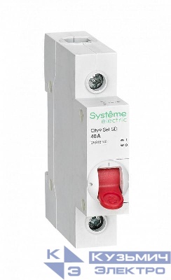 Выключатель нагрузки 1п 40А 230В City9 Set SE C9S16140