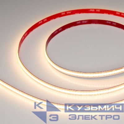 Лента светодиодная COB-X480-10mm 24V Warm 2700К 10Вт/м IP20 FreeCut свободная резка (уп.5м) Arlight 044197
