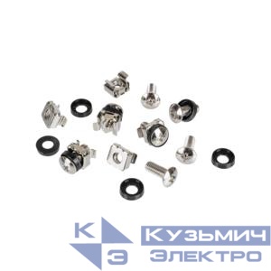 Комплект винт+шайба+гайка для крепления оборудования (уп.50шт) NIKOMAX TLK-FPFP-50