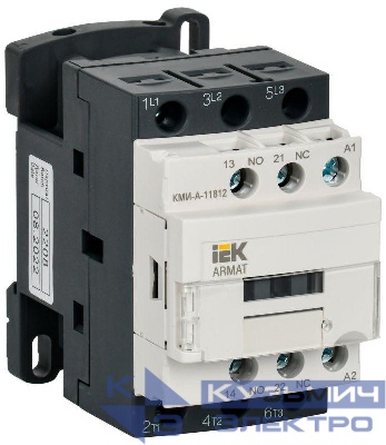 Контактор КМИ-А-11812 LC1D 18А кат. 400В AC 1НО+1НЗ AC-3 IEK AR-ACC-11-018-400-11