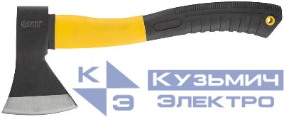 Топор 600г усилен. фибергласовая ручка; кованая усилен. сталь FIT 46206