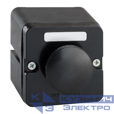 Пост кнопочный ПКЕ-222 1 У2 IP54 черн. гриб КЭАЗ 150755