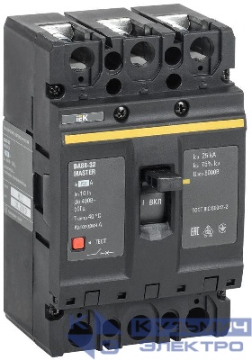 Выключатель автоматический 3п 63А 25кА ВА88-32 MASTER IEK SVA10-3-0063-02