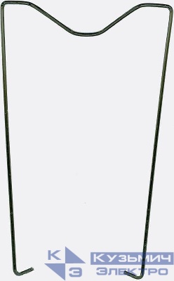 Клипса металлическая для реле 62.32 62.33 для розеткок 92.03 FINDER 09271