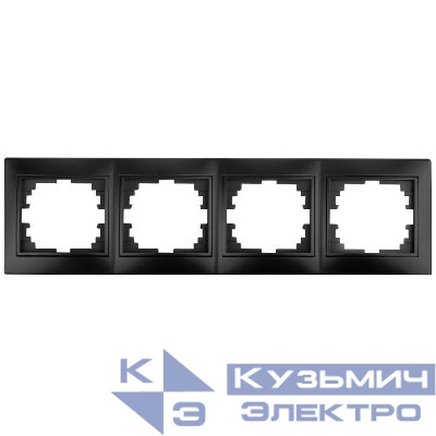 Рамка 4-м СП Plano 1-504-05 гор. антрацит Intro Б0044581