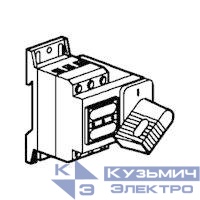 Выключатель Vistop 3P 32А фронт. прив. черн. Leg 022500