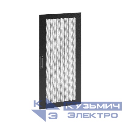 Дверь одностворчатая для IT-CQE 1800х600 перфорир. RAL9005 DKC RBITCPMS1860