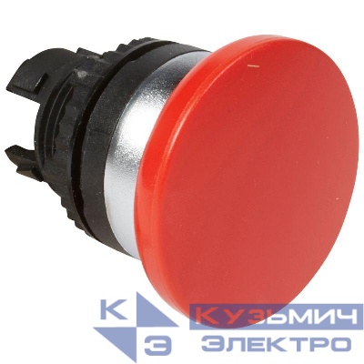 Головка для кнопки грибовидная с пруж. возвр. d40мм красн. Osmoz Leg 023834