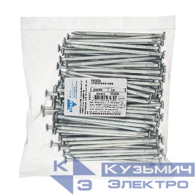 Гвоздь строительный 4х100 оцинк. (уп.1кг) Zitar 101595