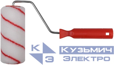 Валик 150мм d40/62мм ворс 11мм стержневая система полиакрил. КУРС 02515