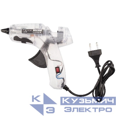 Пистолет клеевой 60Вт большой (кор.) REXANT 12-0107
