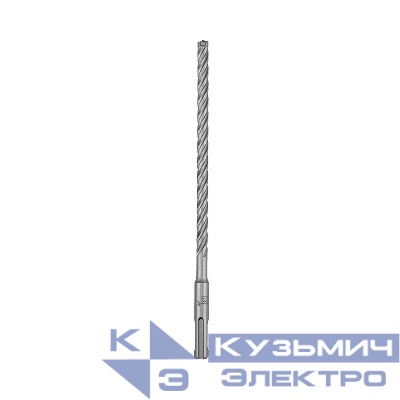 Бур по бетону SDS-Plus SUPER 8х210мм профессиональный цельная крестовая пластина Kranz KR-91-0458