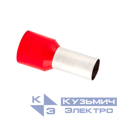 Наконечник штыревой втулочный изол. НШвИ 35.0-16 (уп.50шт) EKF nhvi-35.0-16