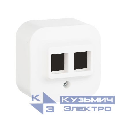 Розетка 1-м ОП Keystone Quteo бел. IEK 782226