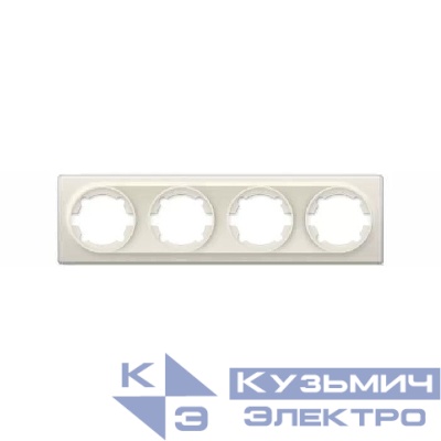 Рамка 4-м Florence беж. 1E52401301 OneKeyElectro 2172808