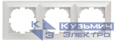 Рамка 3-м СП Solo 4-503-06 перламутр Intro Б0053996