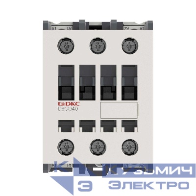 Контактор магнитный YON DSC040 40A 18.5кВт AC3 3P кат.48В DC YON DSC040-3C00D048