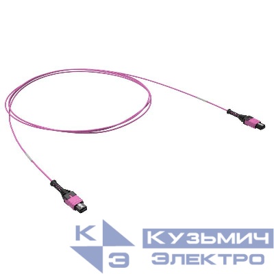 Патчкорд 12ОВ 50/125 OM4 1xMTP PRO (12)/1xMTP PRO(12) 1м DKC RNPCFF124B01