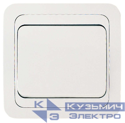 Выключатель 1-кл. СП Mimoza 10А IP20 бел./бел. Makel 12001