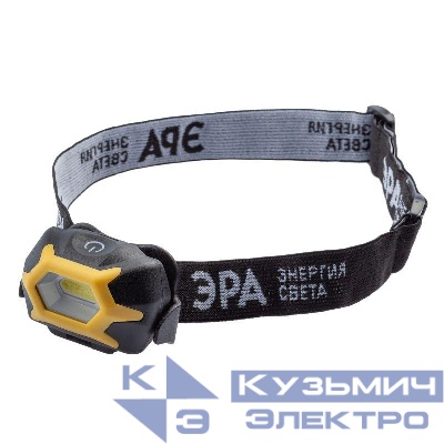 Фонарь GB-701 налобный "Практик" 5Вт COB 3xAAA сенсор 3 режима блист. ЭРА Б0027819