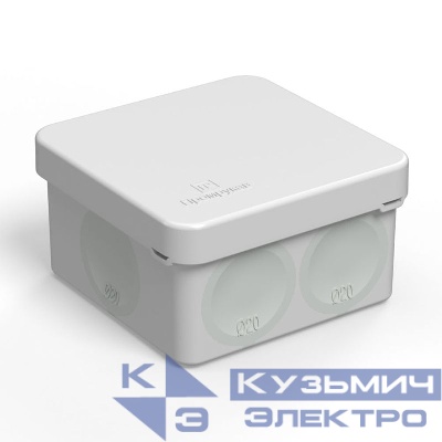 Коробка распределительная ОП для прямого монтажа двухкомпонентн. безгалогенная (HF) 70х70х40 Промрукав 60-0200