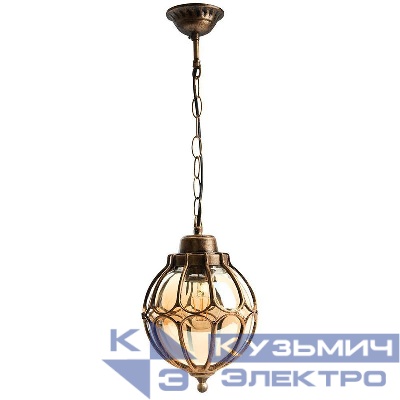 Светильник PL3705 60Вт E27 IP44 230В садово-парковый черн. зол. FERON 11369