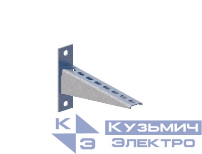 Полка кабельная настенная К1161С цУТ2.5 сталь оцинк. СОЭМИ Н0112321512