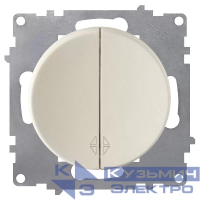 Переключатель 2-кл. СП Florence механизм беж. (1E31601301) OneKeyElectro 2172800