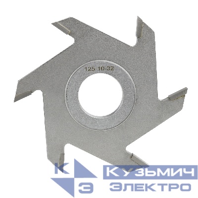 Diamond Industrial Фреза дисковая пазовая станочная ВК15 125x10x32 мм, Z6