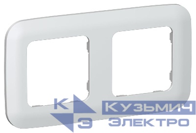 Рамка 2-м СП FLITE РУ-2-А-ФлЖ жемчуж. IEK FI-M22-31-20-K36
