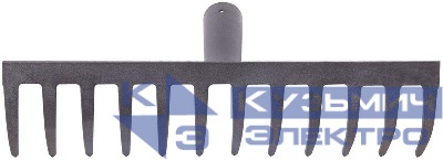Грабли прямой зуб 12 зубьев без черенка 76953