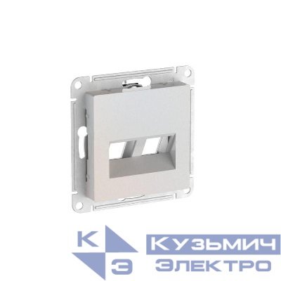 Накладка двойная AtlasDesign для информационных функций типа Keystone жемчуж. SE ATN000490