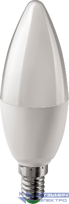 Лампа светодиодная 90 115 OLL-C37-10-230-6.5K-E14-PROMO 10Вт свеча 6500К E14 220-240В ОНЛАЙТ 90115