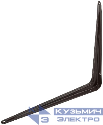 Уголок-кронштейн 250х300мм (0.9мм) корич. FIT 66063