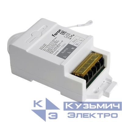 Контроллер для управления осветительным оборуд. на DIN-рейку на 1 канал радиочастотный 25А AC230В/50Гц LD250 FERON 51651