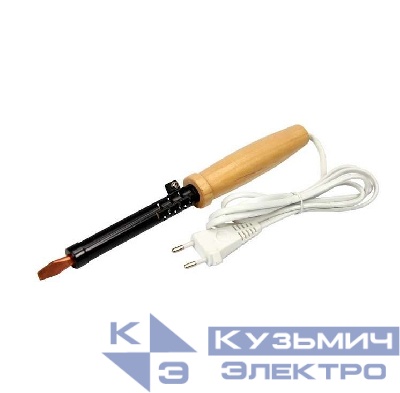 Паяльник ЭПСН 220В 80Вт дерев. ручка ПД Rexant 12-0280