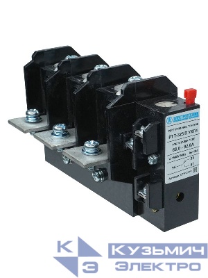 Реле тепл. РТТ-325 П УХЛ4 80А 68.0-92.0А 660В/50Гц 1з+1р ручной возврат IP00 Электротехник ET512149