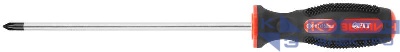 Отвертка "Универсал" CrV сталь прорезиненная ручка профи 5х150мм РН1 FIT 55107