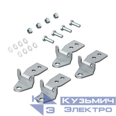 Кронштейн для настенного крепления с удлиненными болтами и гайкой самофиксации для навесных и клеммных корпусов (уп.4 шт) DKC R5A56R