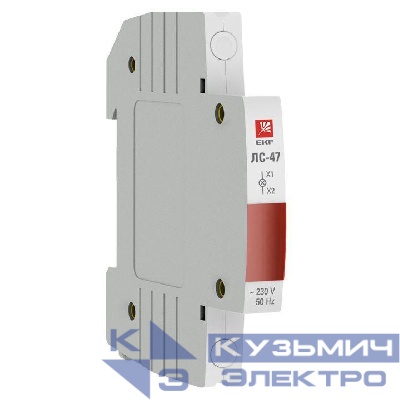 Лампа сигнальная ЛС-47 красн. PROxima EKF mdla-47-r-pro