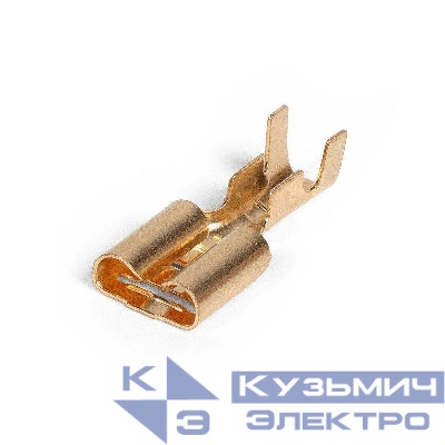 Разъем плоский неизолир. РП-М 2.5-6.3 КВТ 59139