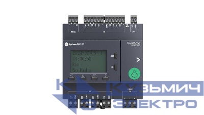 Реле интеллектуальное SR2 24В DC дисплей 8 UI (AI DI); 4 DO (реле) 1хRS485 1хRJ45 SE ZR2PA11BD